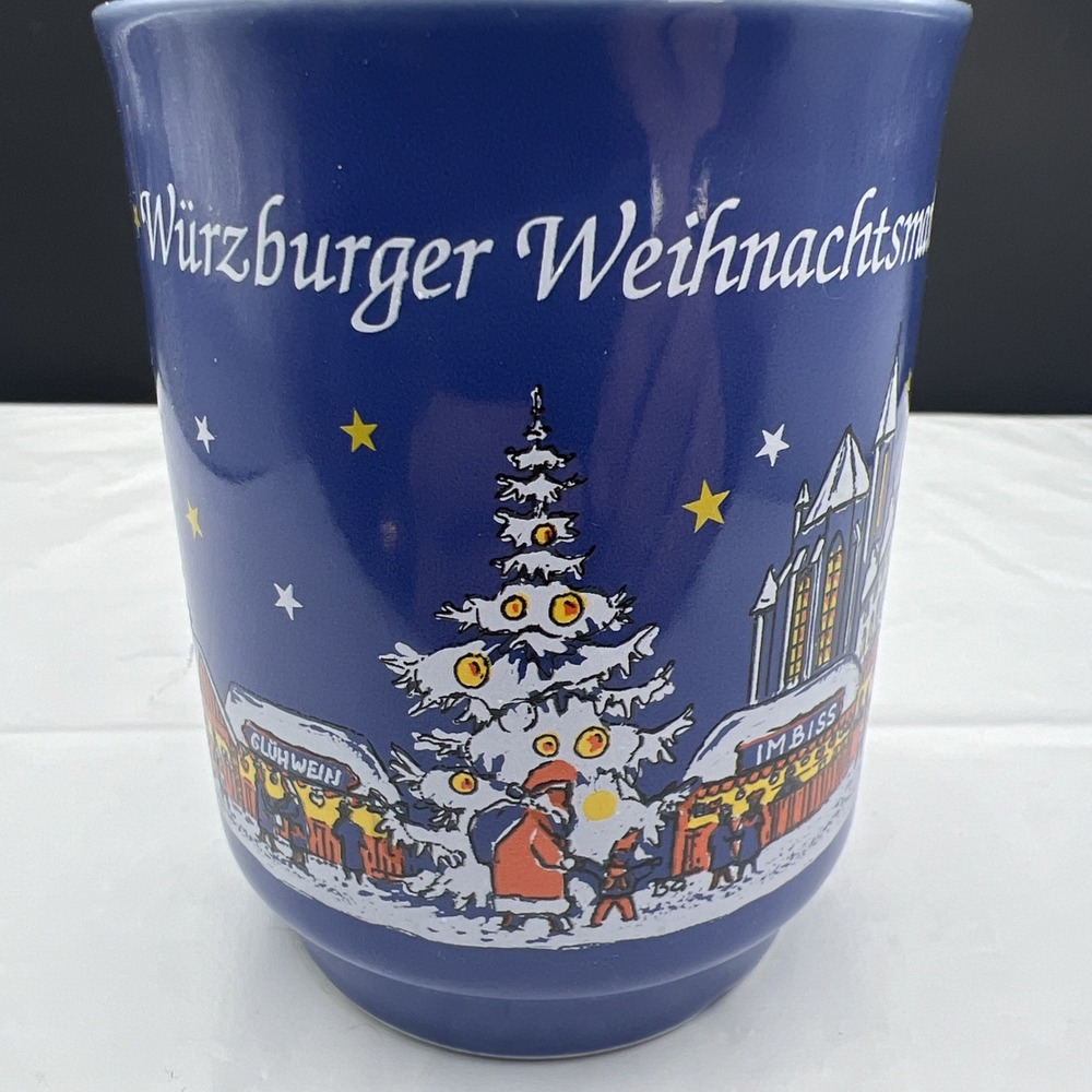 Wurzburg Christmas Market Mug Gluhwein Cup Wurzburger Weihnachtsmarkt 6.8oz
